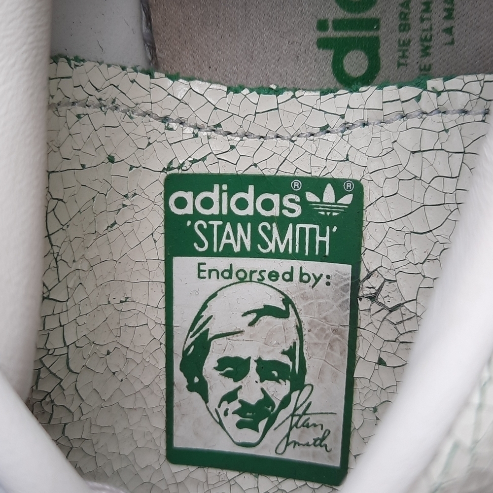 Adidas Stan Smith green white crackle LE sneakers - Picture 9 of 12